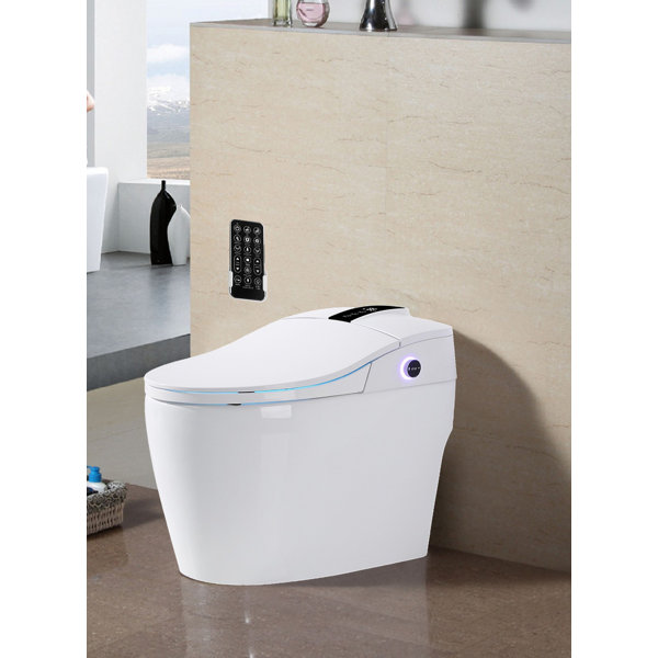 HighQuality Automatic Flushing Toilet with Air Purification and